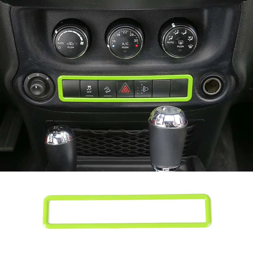 For 2011-2018 Jeep Wrangler JK Emergency Lamp Lights Switch Frame Trim