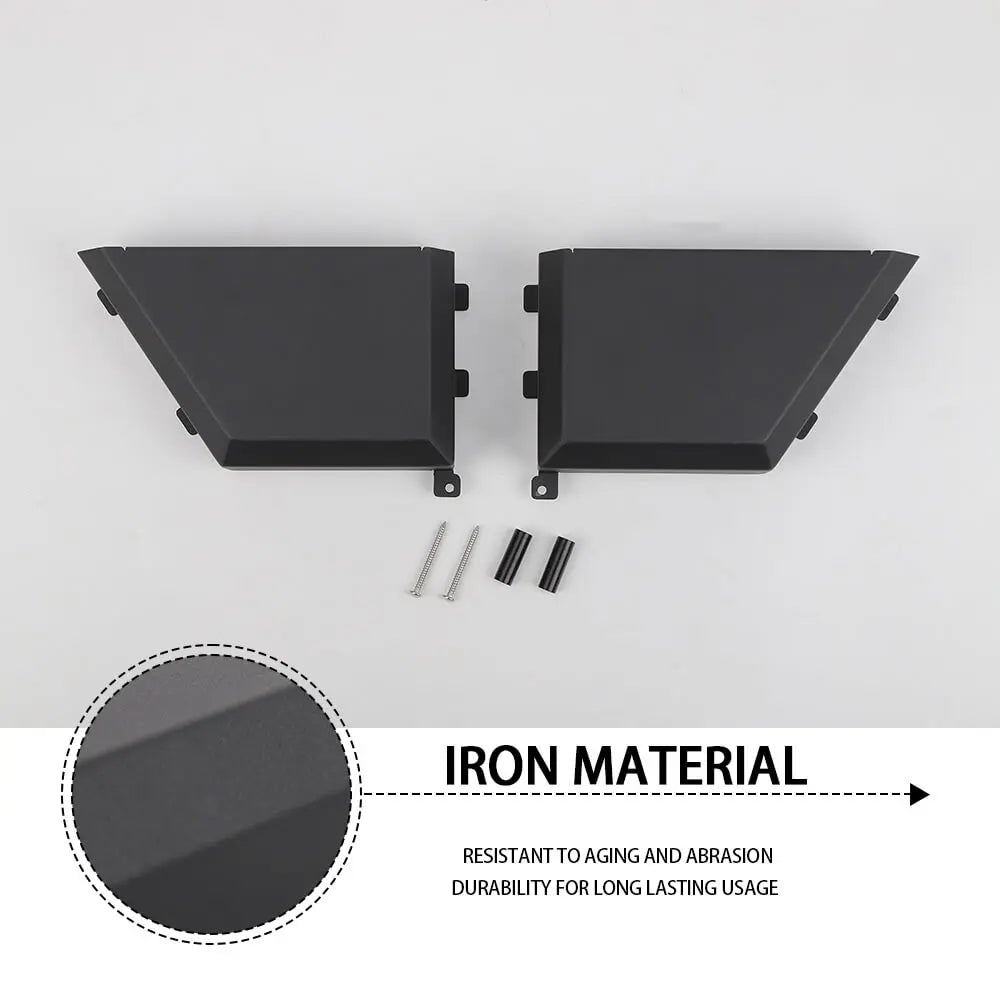 For 2011-2018 Jeep Wrangler JK Front/Rear Door Net Replacement Metal Door Storage Box  Map Pockets