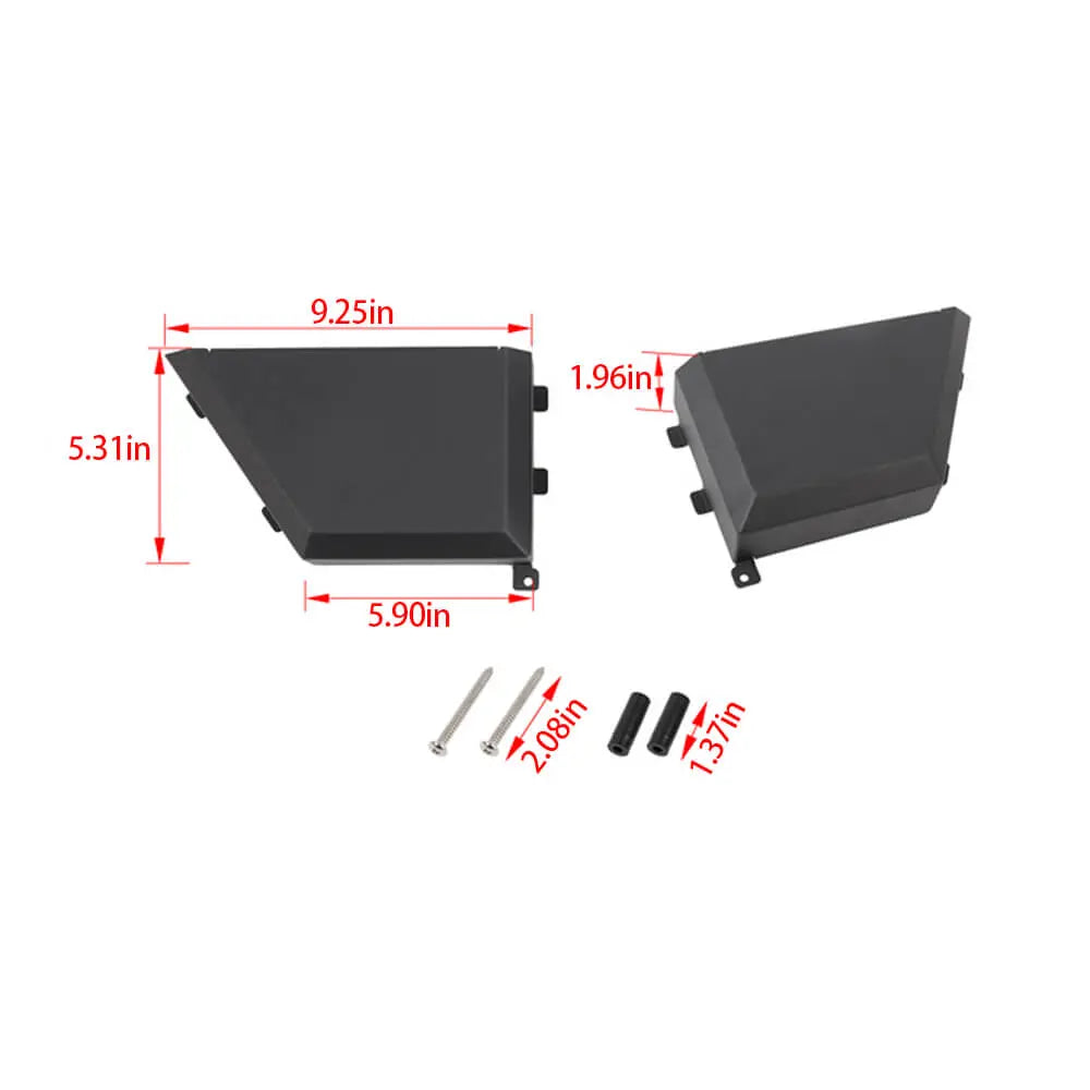 For 2011-2018 Jeep Wrangler JK Front/Rear Door Net Replacement Metal Door Storage Box  Map Pockets