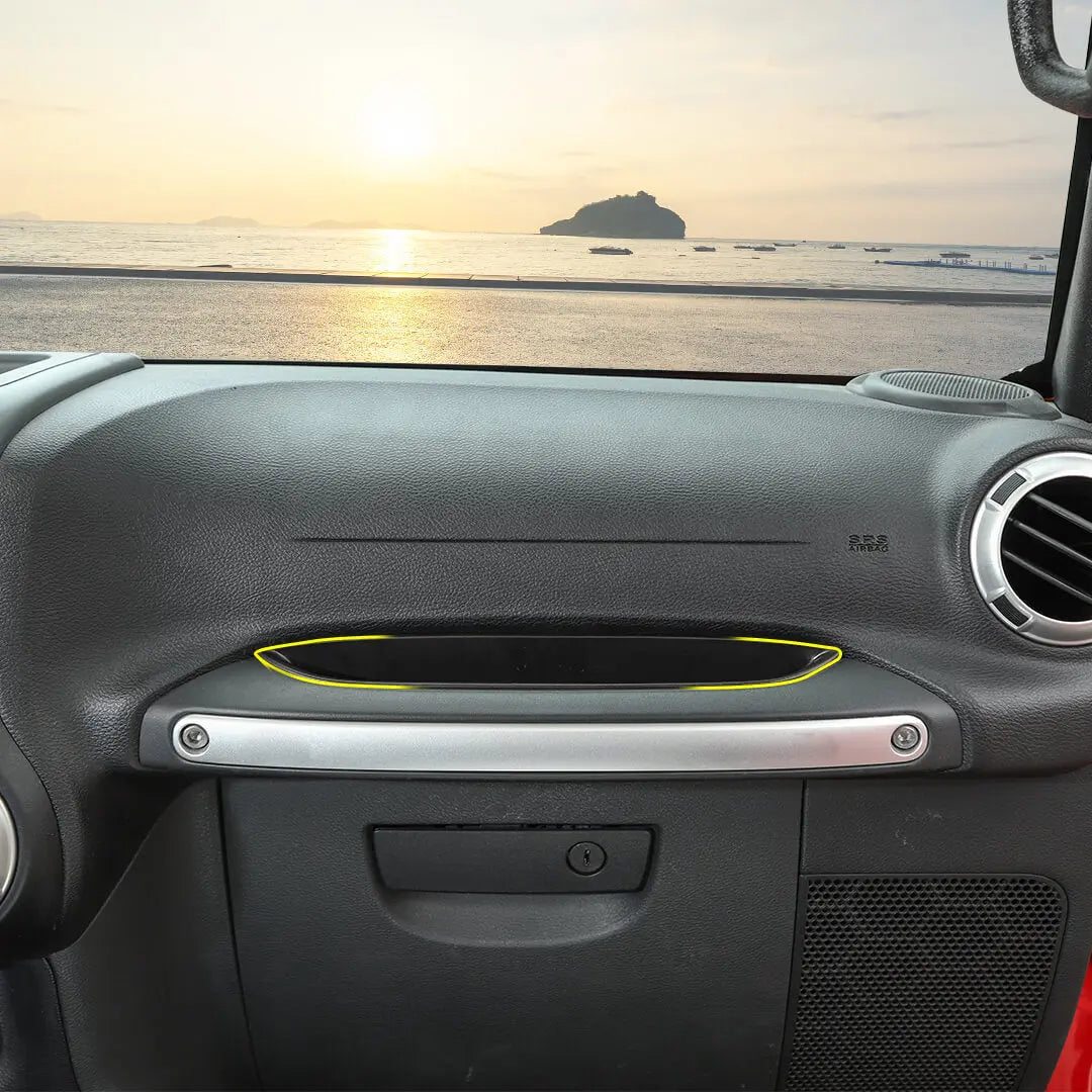 For 2011-2018 Jeep Wrangler JK Interior Center Console Armrest Storage Box Organizer Tray Insert