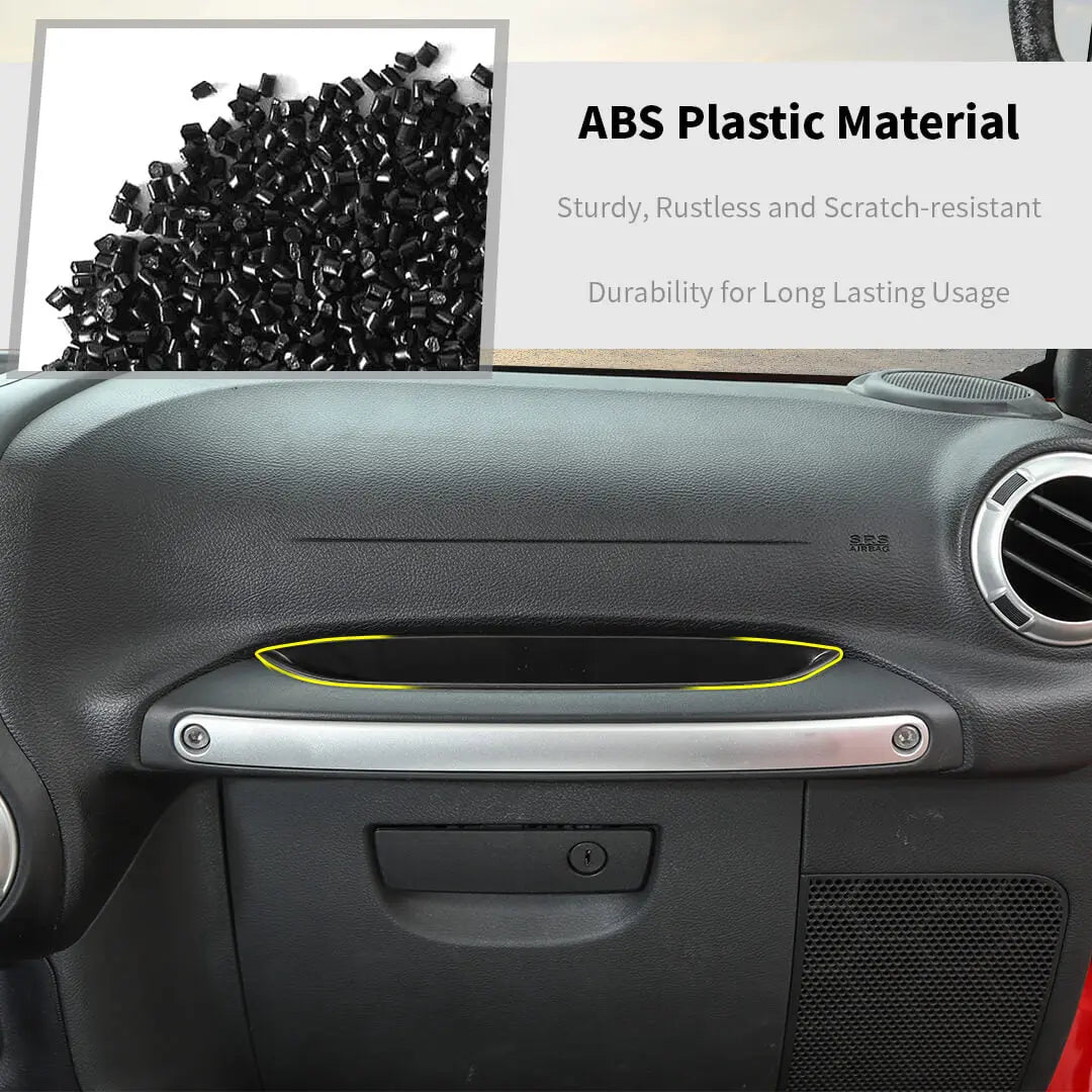 For 2011-2018 Jeep Wrangler JK Interior Center Console Armrest Storage Box Organizer Tray Insert