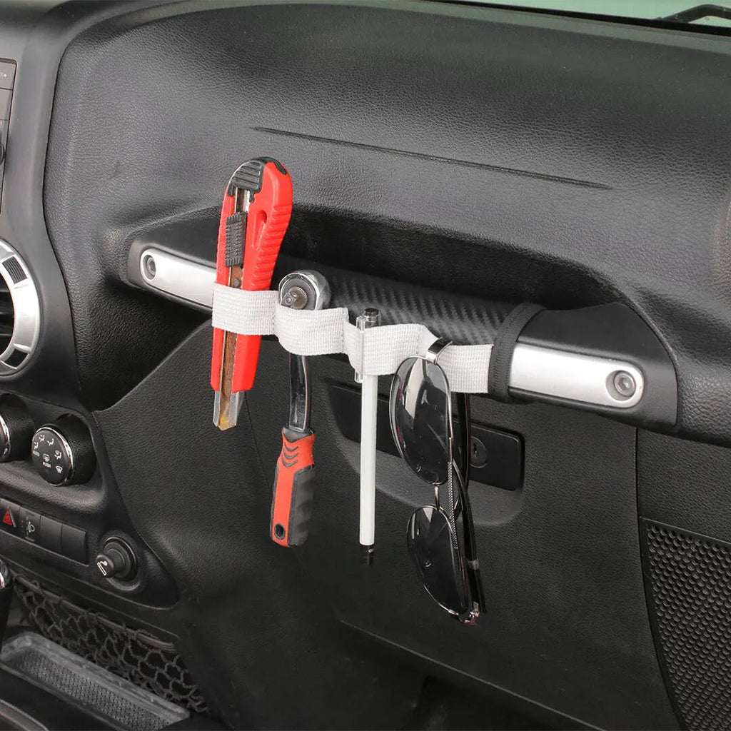 For 2011-2018 Jeep Wrangler JK Interior Co-pilot Grab Handles Protection Cover