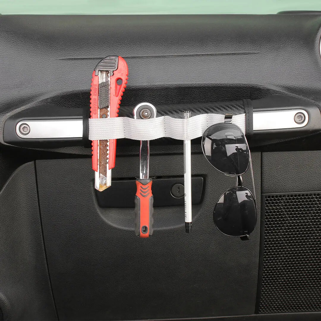 For 2011-2018 Jeep Wrangler JK Interior Co-pilot Grab Handles Protection Cover