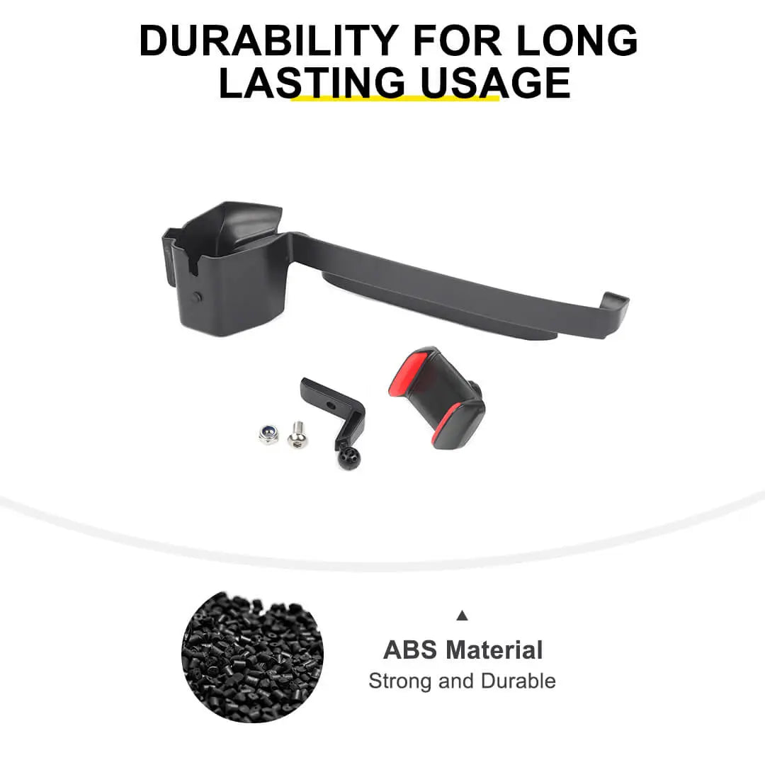 For 2011-2018 Jeep Wrangler JK Interior Co-pilot Handle Storage Box Mount Phone Holder
