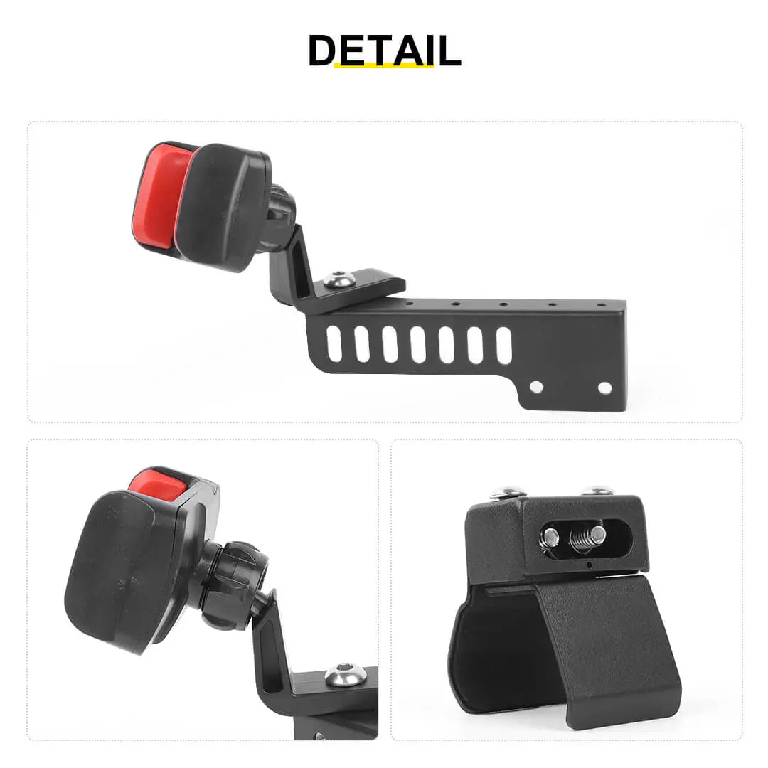 For 2011-2018 Jeep Wrangler JK Interior Copilot Armrest Handle Phone Holder Mount Stand