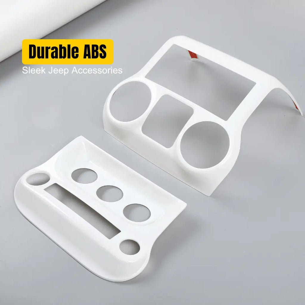 For 2011-2018 Jeep Wrangler JK JKU 10pcs Interior Decoration Trim Cover Kit