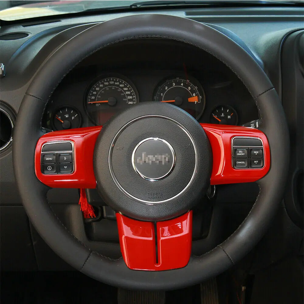 For 2011-2018 Jeep Wrangler JK JKU 4-Door 12 PCS Interior Trim Cover Kit