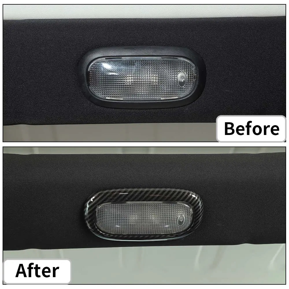 For 2011-2018 Jeep Wrangler JK JKU 4-Door Car Roof Reading Light Frame Trim