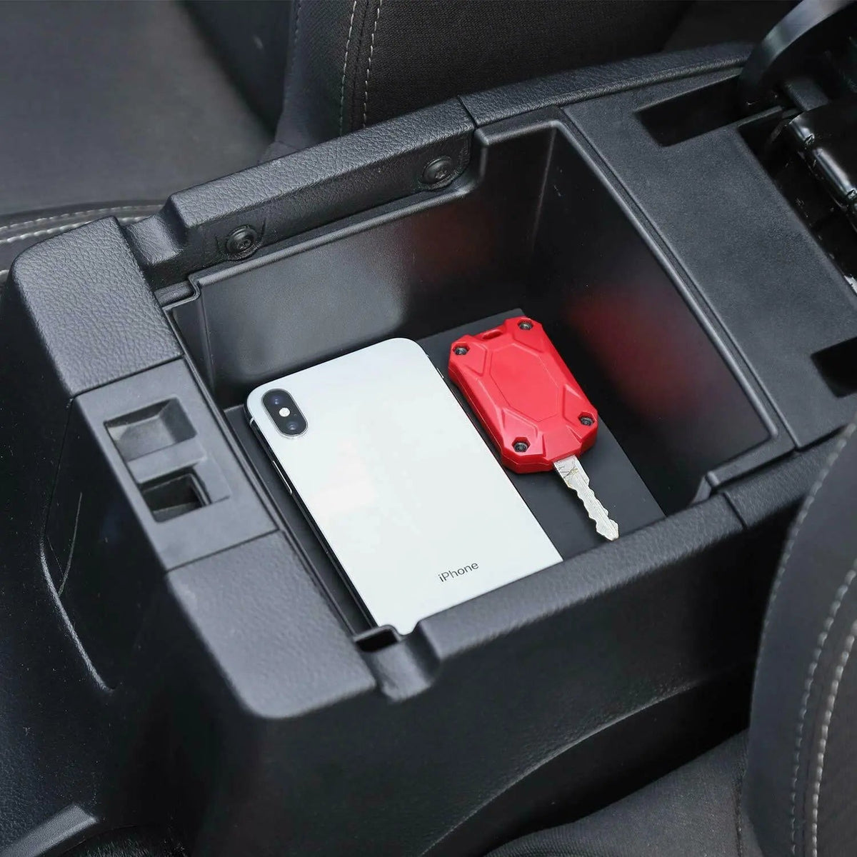 For 2011-2018 Jeep Wrangler JK JKU Car Center Console Armrest Storage Box Organizer Divider