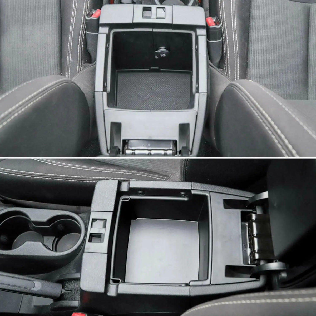 For 2011-2018 Jeep Wrangler JK JKU Car Center Console Armrest Storage Box Organizer Divider