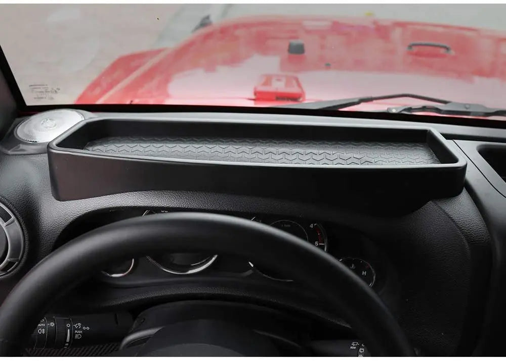 For 2011-2018 Jeep Wrangler JK JKU Dash Insert Organizer Storage Tray