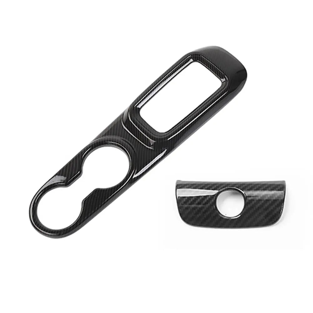 For 2011-2018 Jeep Wrangler JK JKU Cup Holder Panel & Armrest Storage Central Key Cover Trim