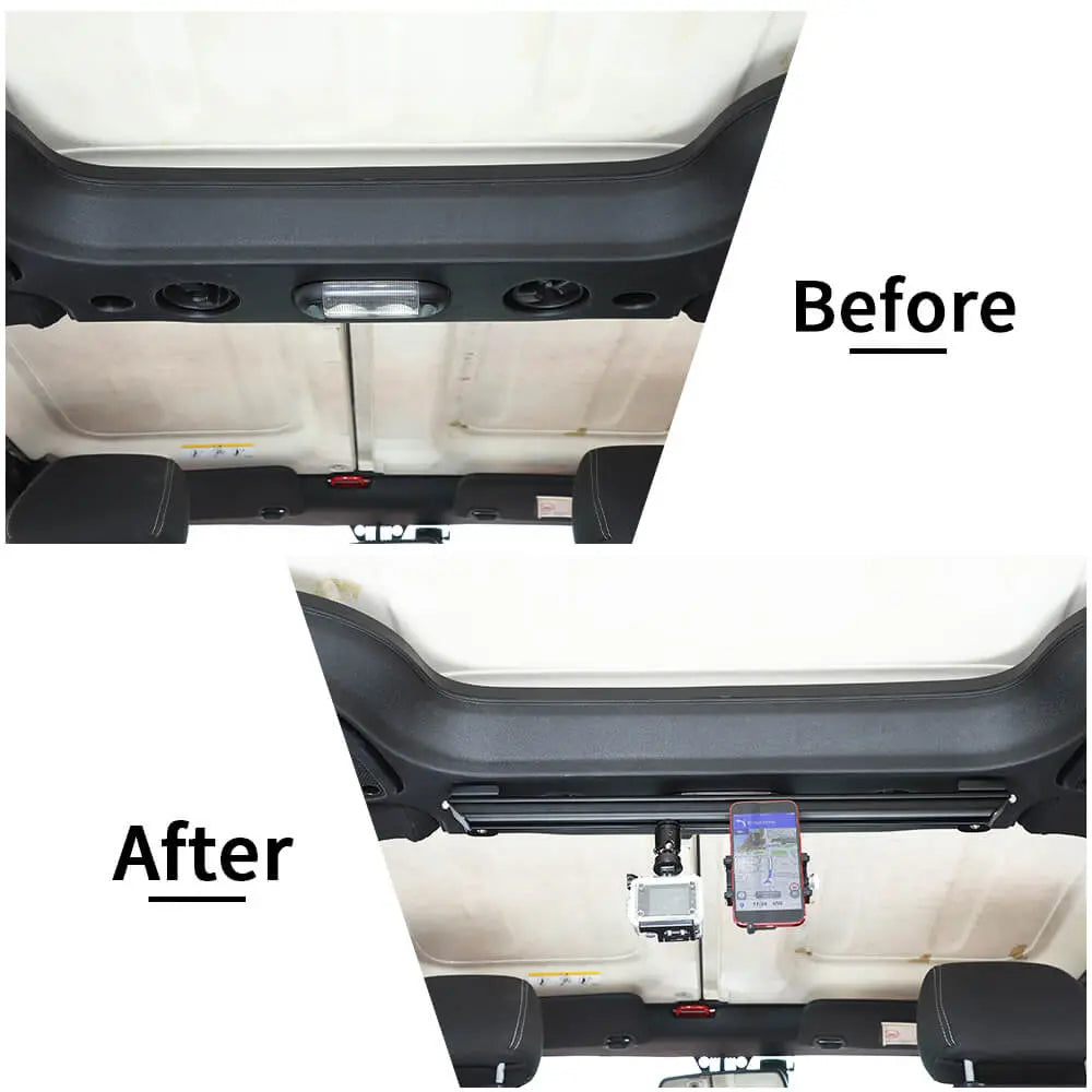 For 2011-2018 Jeep Wrangler JK JKU Dash Camera & Phone Holder Mount Stand