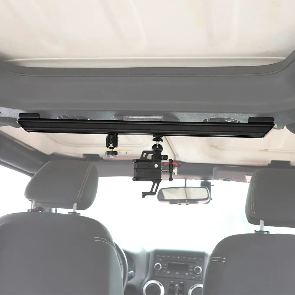 For 2011-2018 Jeep Wrangler JK JKU Dash Camera & Phone Holder Mount Stand