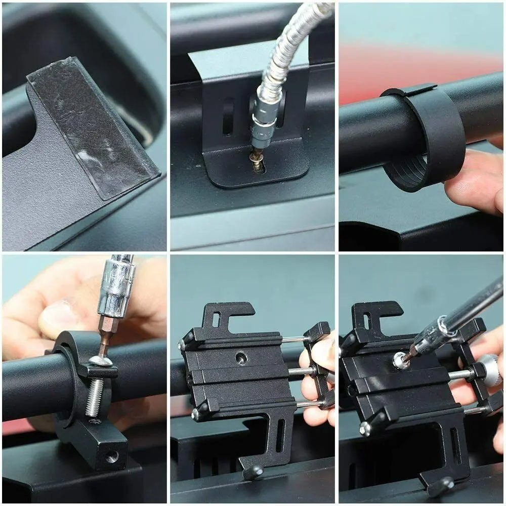 For 2011-2018 Jeep Wrangler JK JKU Dashboard Phone Holder Mount Bracket