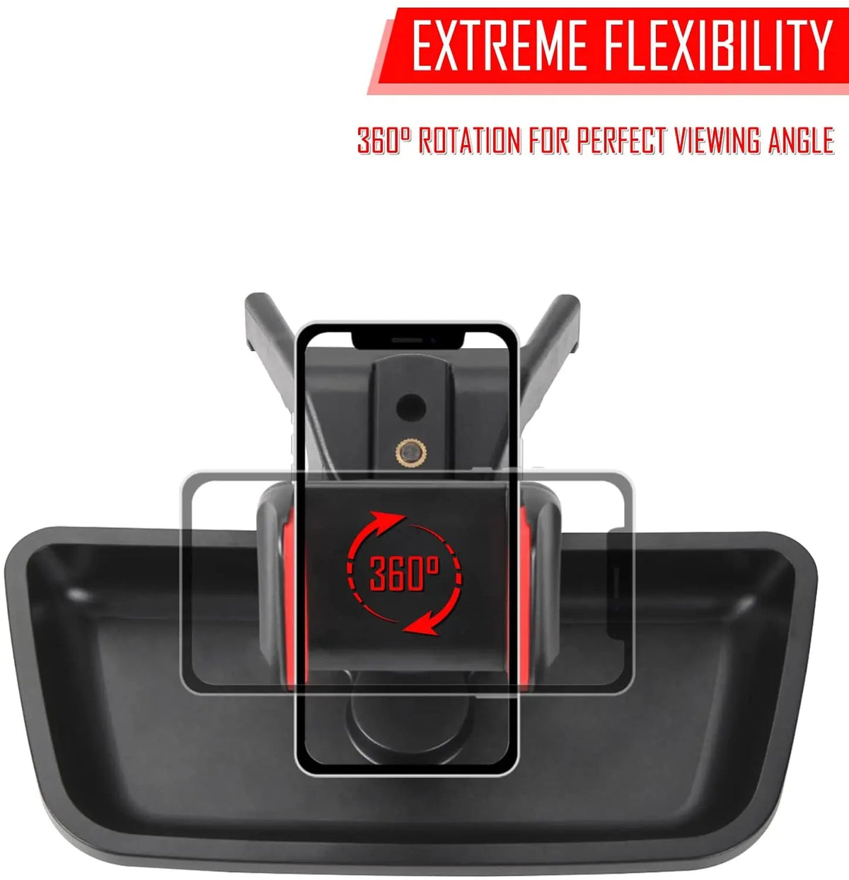 For 2011-2018 Jeep Wrangler JK JKU Dashboard Phone Holder Mount Dash Tray Storage Organizer