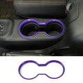 For 2011-2018 Jeep Wrangler JK JKU Front Water Cup Holder Trim Cover ABS Interior Decor