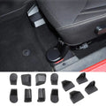 For 2011-2018 Jeep Wrangler JK JKU Front & Rear Seat Screw Protector Cover Trim