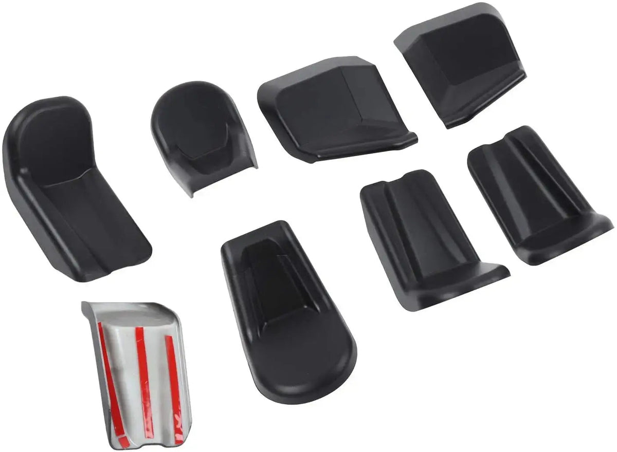 For 2011-2018 Jeep Wrangler JK JKU Front & Rear Seat Screw Protector Cover Trim