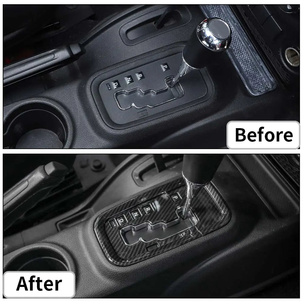 For 2011-2018 Jeep Wrangler JK JKU Gear Shift Panel Cover Trim