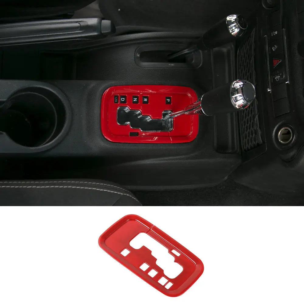 For 2011-2018 Jeep Wrangler JK JKU Gear Shift Panel Cover Trim