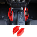 For 2011-2018 Jeep Wrangler JK JKU Gear Shift Storage Box Center Console Auto Organizer Tray Red