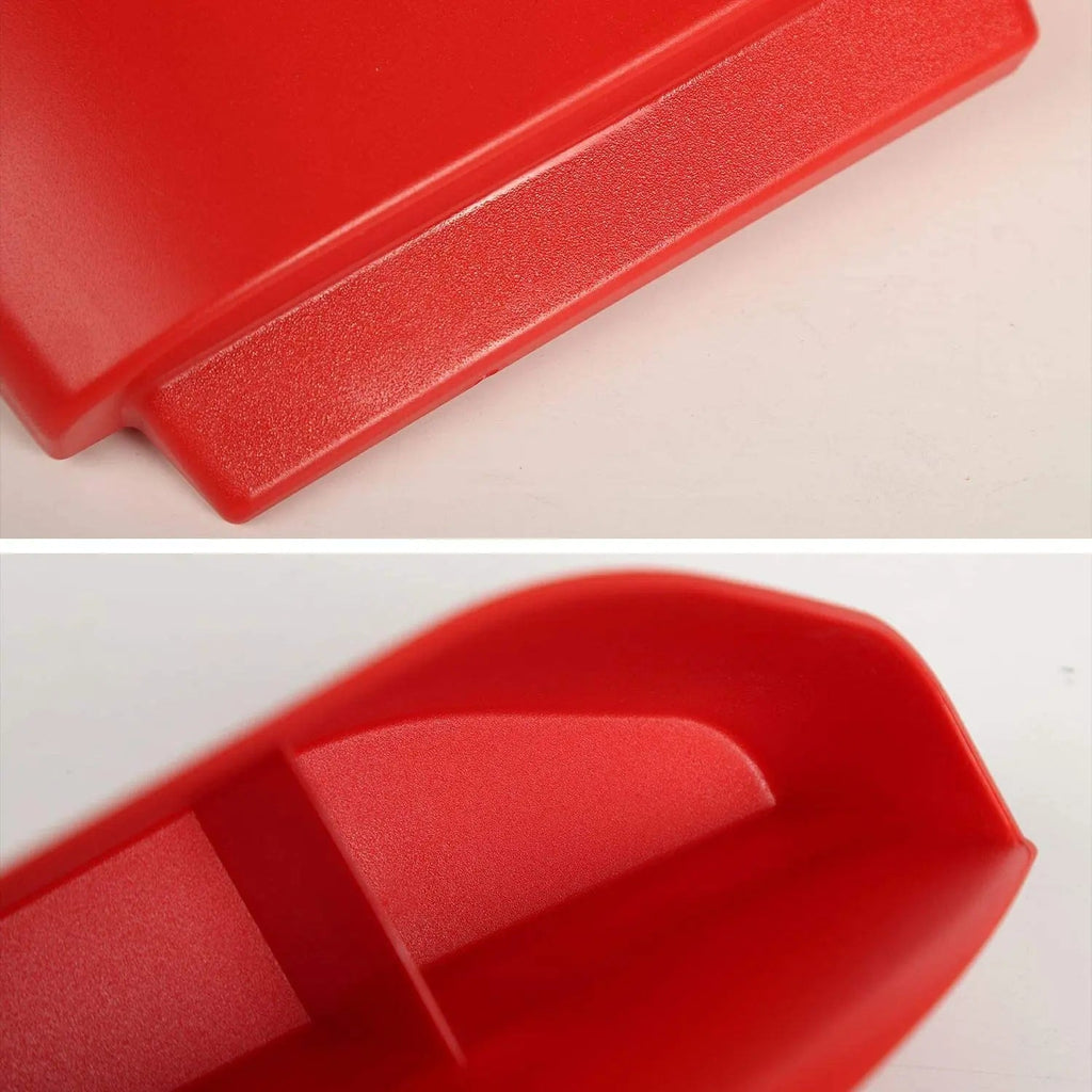 For 2011-2018 Jeep Wrangler JK JKU Gear Shift Storage Box Center Console Auto Organizer Tray Red
