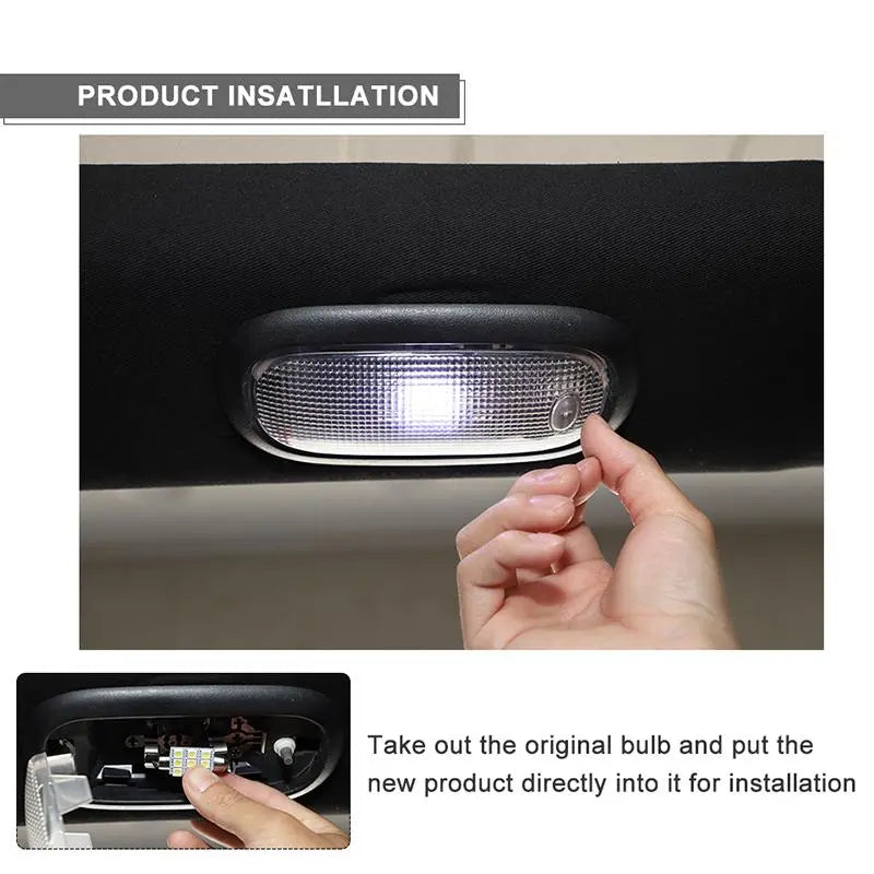 For 2011-2018 Jeep Wrangler JK JKU LED Roof Reading Light
