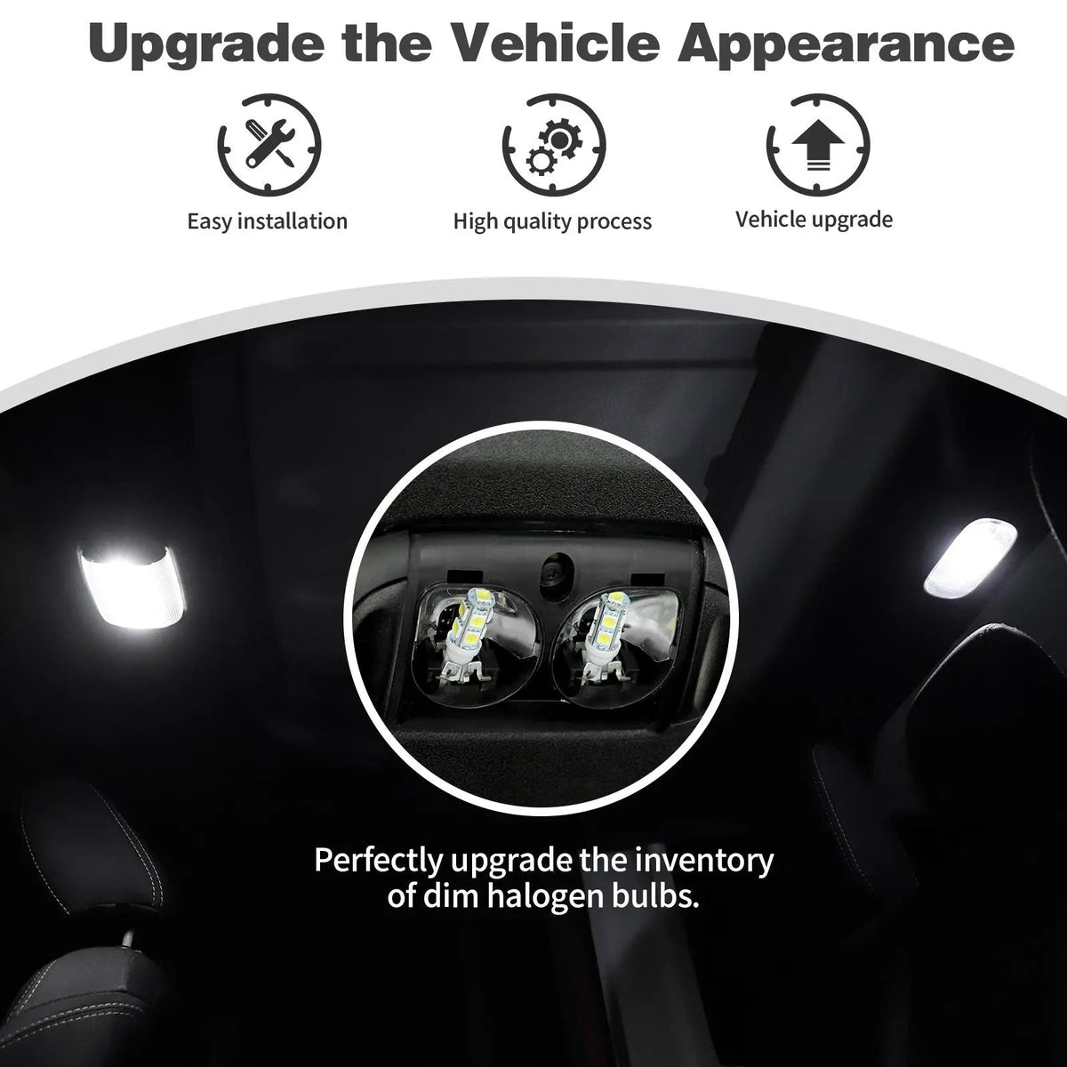 For 2011-2018 Jeep Wrangler JK JKU LED Roof Reading Light
