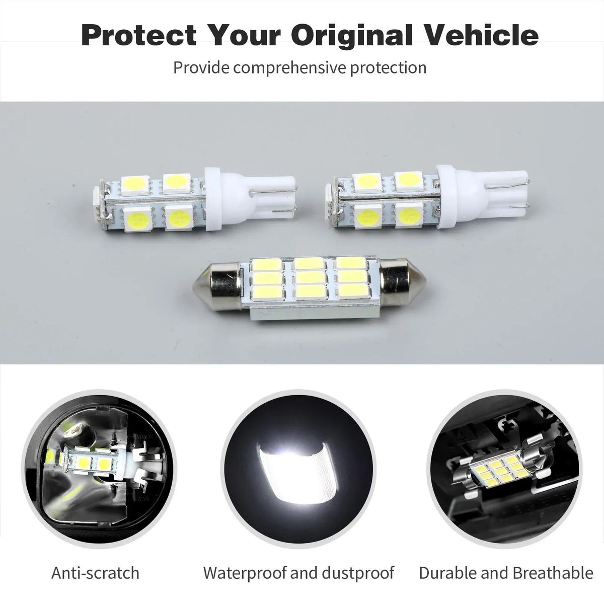 For 2011-2018 Jeep Wrangler JK JKU LED Roof Reading Light