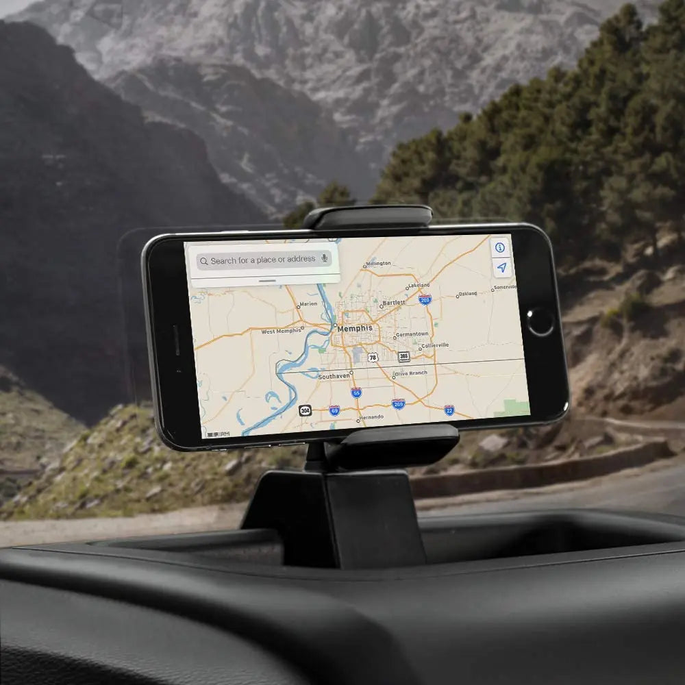 For 2011-2018 Jeep Wrangler JK JKU Phone Holder Mount, Matt Black (Upgraded Version)