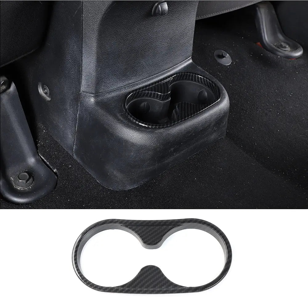 For 2011-2018 Jeep Wrangler JK JKU Rear Center Cup Holder Trim Cover