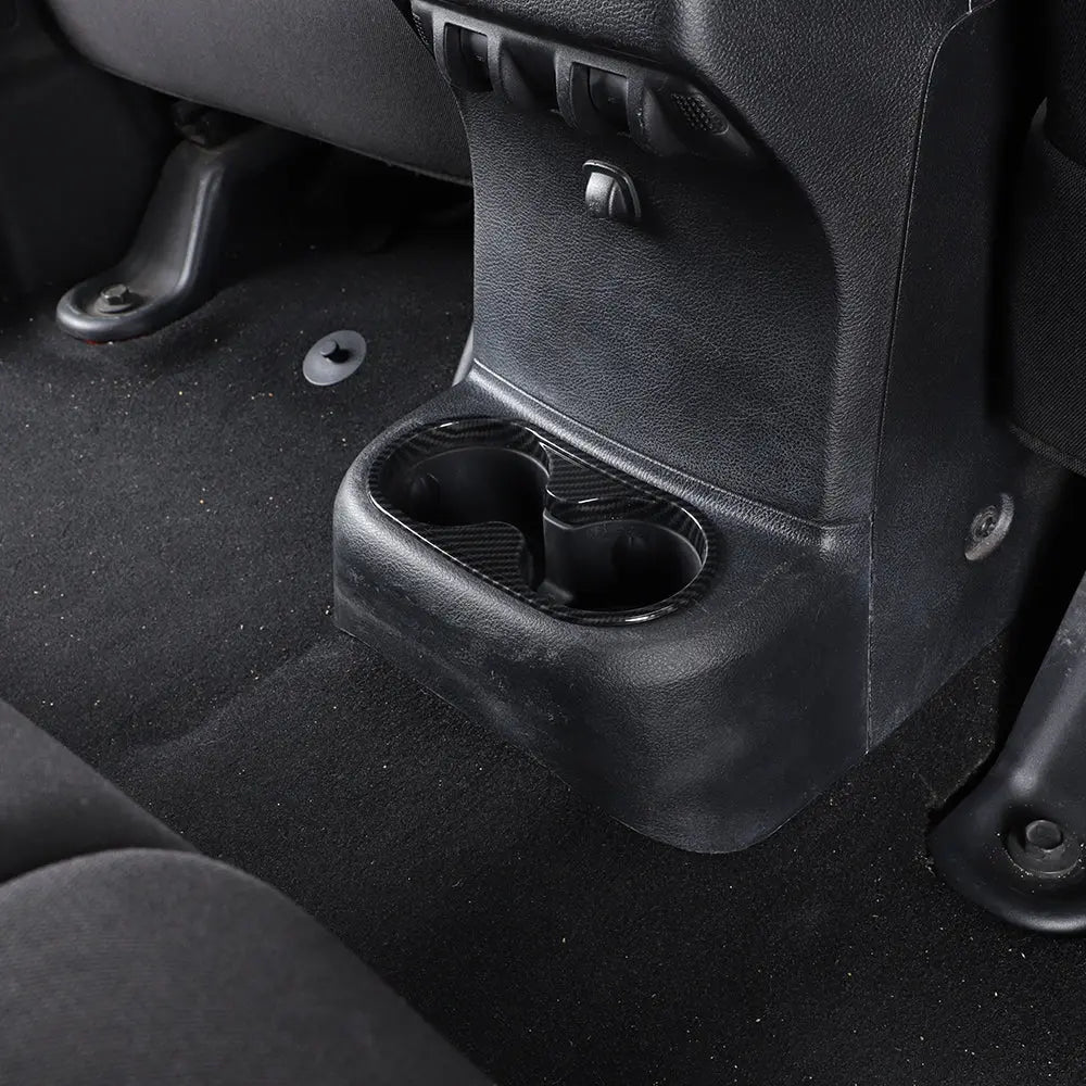 For 2011-2018 Jeep Wrangler JK JKU Rear Center Cup Holder Trim Cover