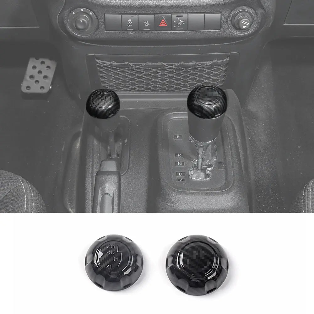 For 2011-2018 Jeep Wrangler JK JKU Shift Gear Knob Trim Cover