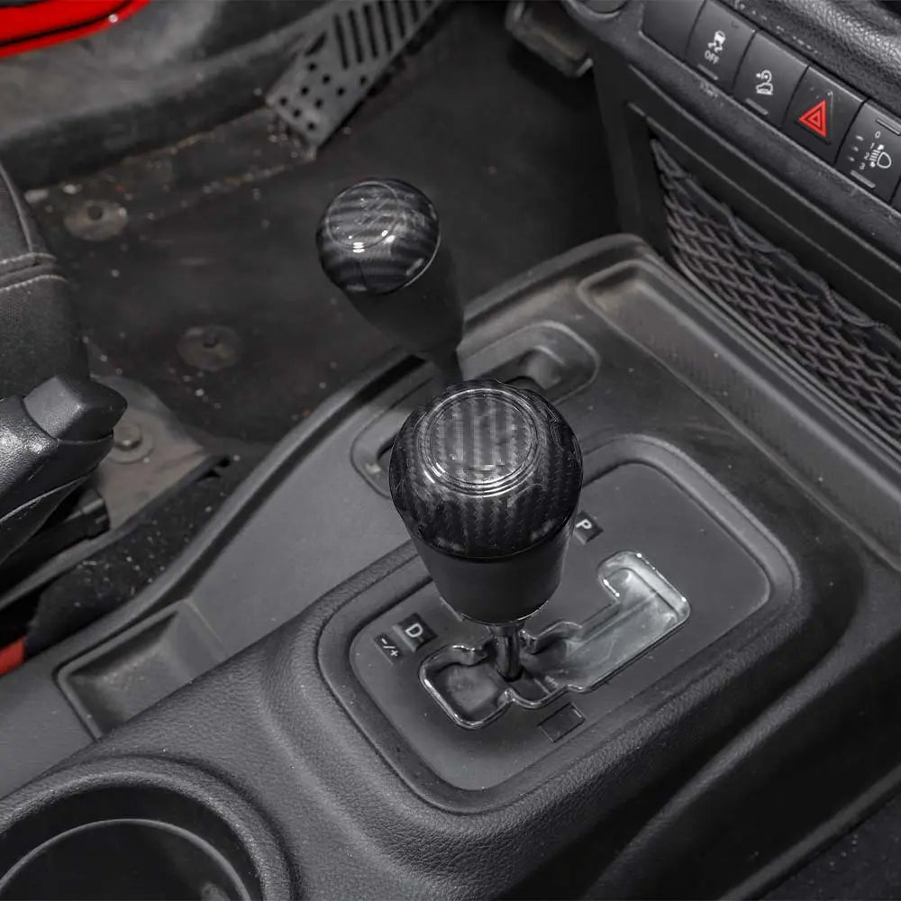 For 2011-2018 Jeep Wrangler JK JKU Shift Gear Knob Trim Cover