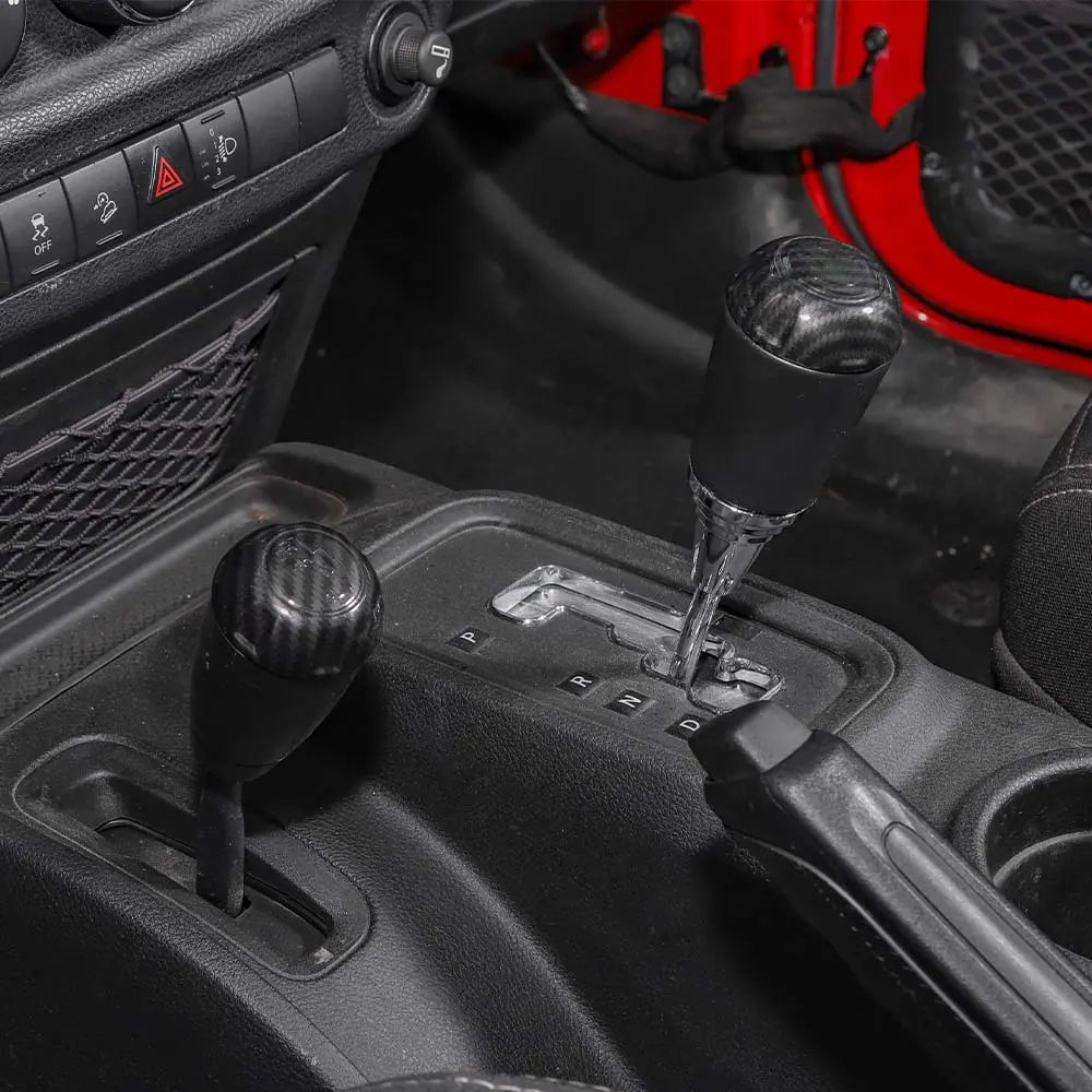 For 2011-2018 Jeep Wrangler JK JKU Shift Gear Knob Trim Cover