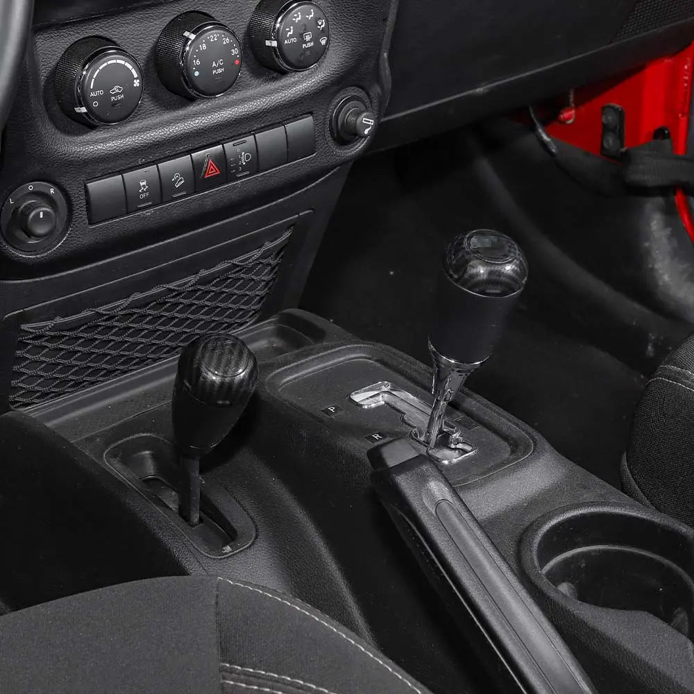 For 2011-2018 Jeep Wrangler JK JKU Shift Gear Knob Trim Cover