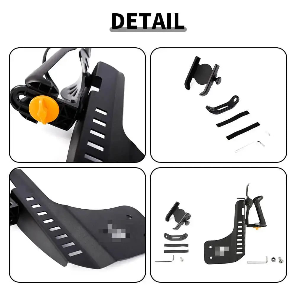 For 2011-2018 Jeep Wrangler JK JKU Two Side Front Door Water Cup Phone Holder Stand
