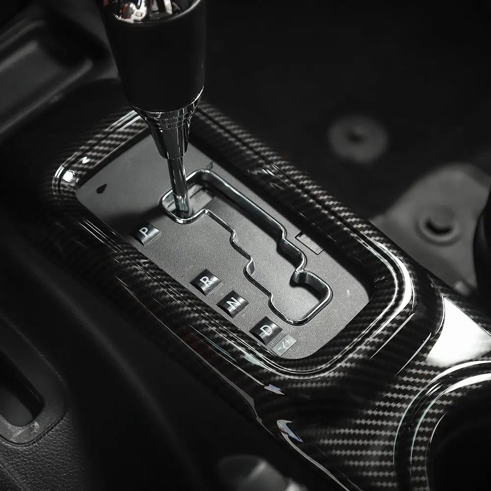 For 2011-2018 Jeep Wrangler JK JKU Water Cup Holder & Gear Shift Trim Cover