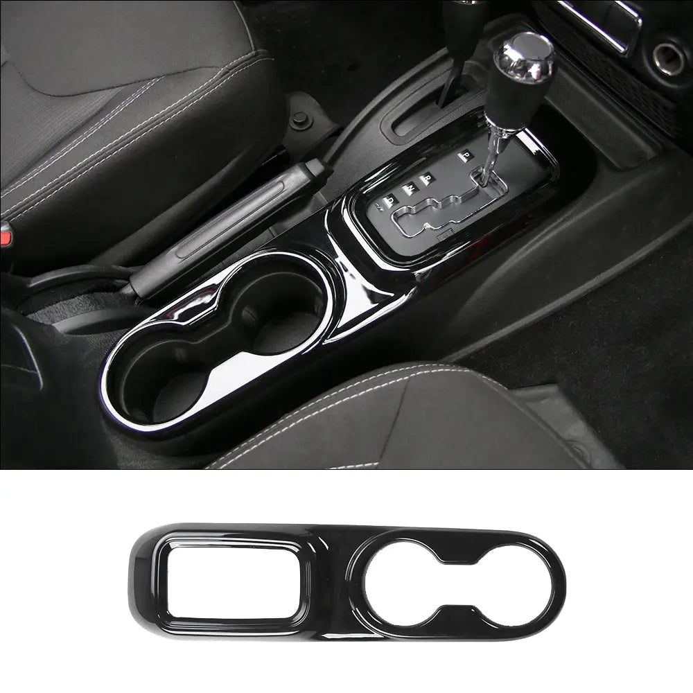 For 2011-2018 Jeep Wrangler JK JKU Water Cup Holder & Gear Shift Trim Cover