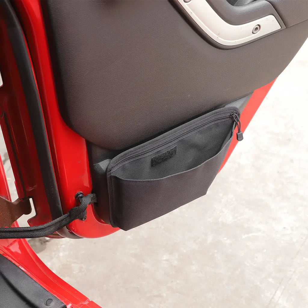 For 2011-2018 Jeep Wrangler JK Rear Door Storage Bag Organizer（2 pcs）