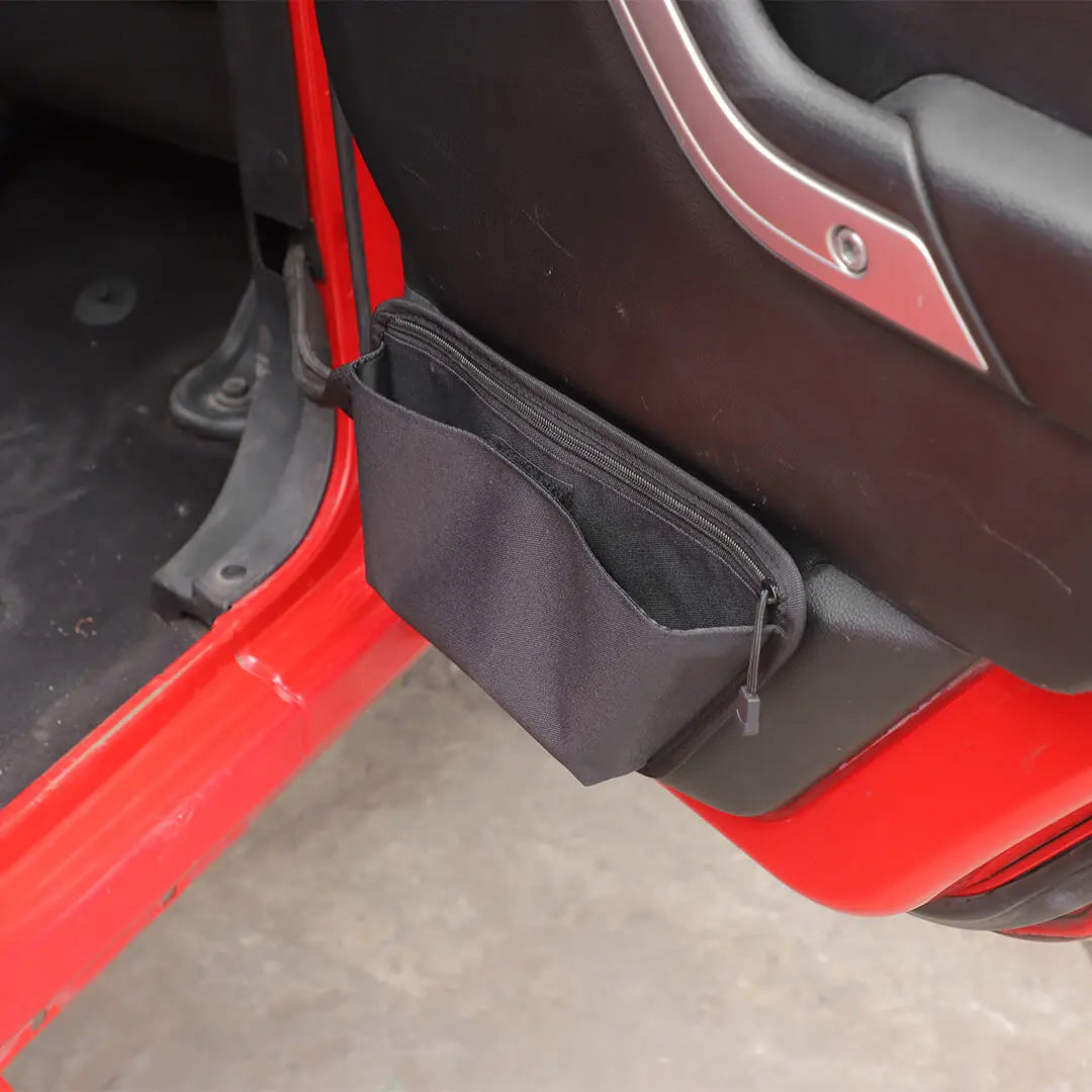 For 2011-2018 Jeep Wrangler JK Rear Door Storage Bag Organizer（2 pcs）