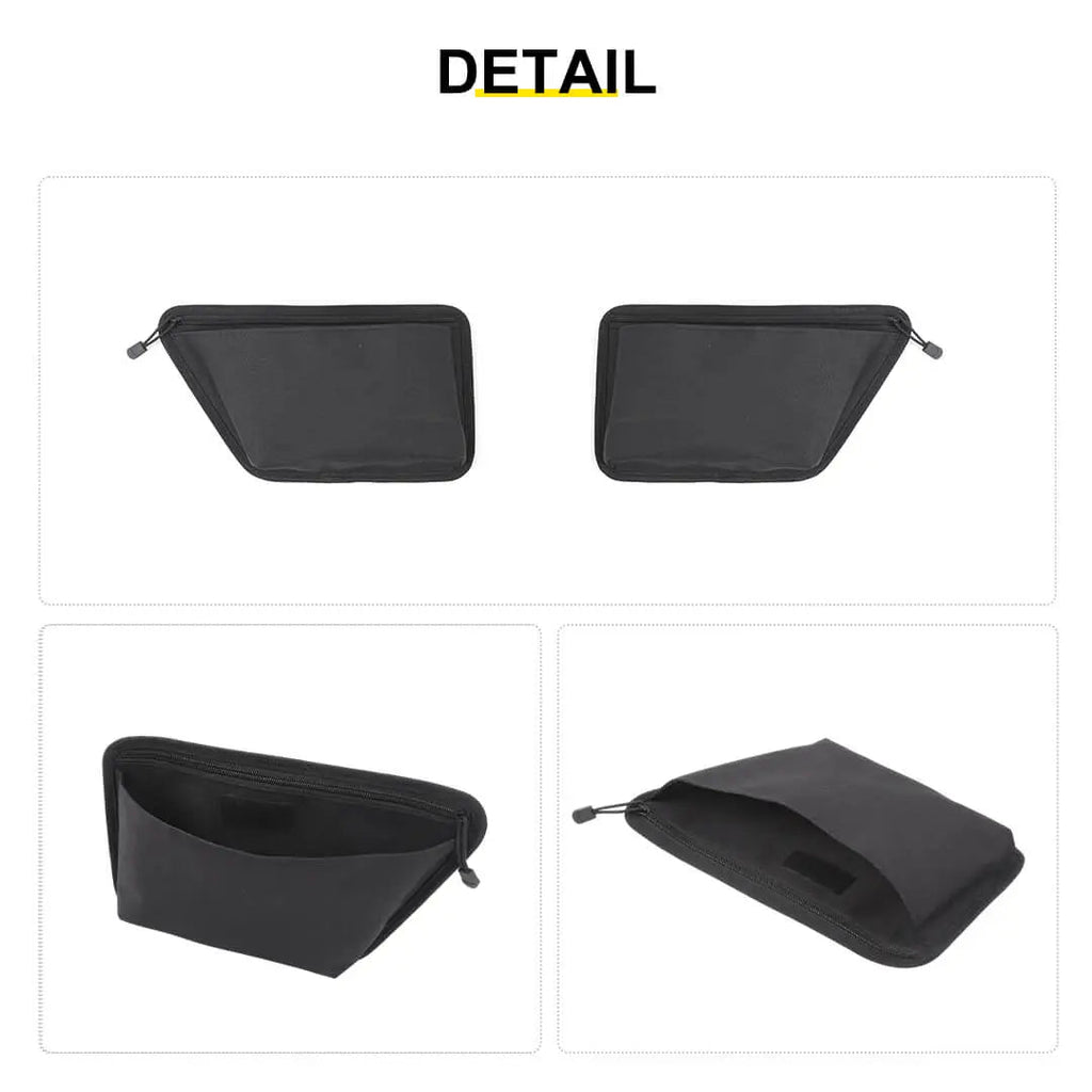 For 2011-2018 Jeep Wrangler JK Rear Door Storage Bag Organizer（2 pcs）