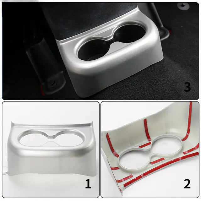 For 2011-2018 Jeep Wrangler JK Rear Water Cup Holder Panel Cover Trim
