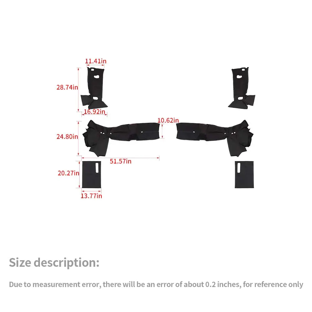 For 2011-2018 Jeep Wrangler JK Roll Bar Cover Protect prevent scratch
