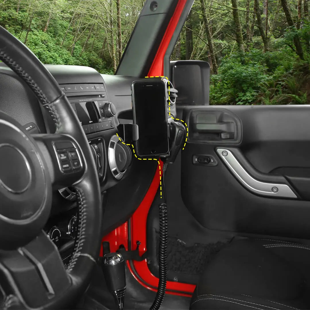 For 2011-2018 Jeep Wrangler JK Water Cup Bottle Mobile Phone Bracket Holder
