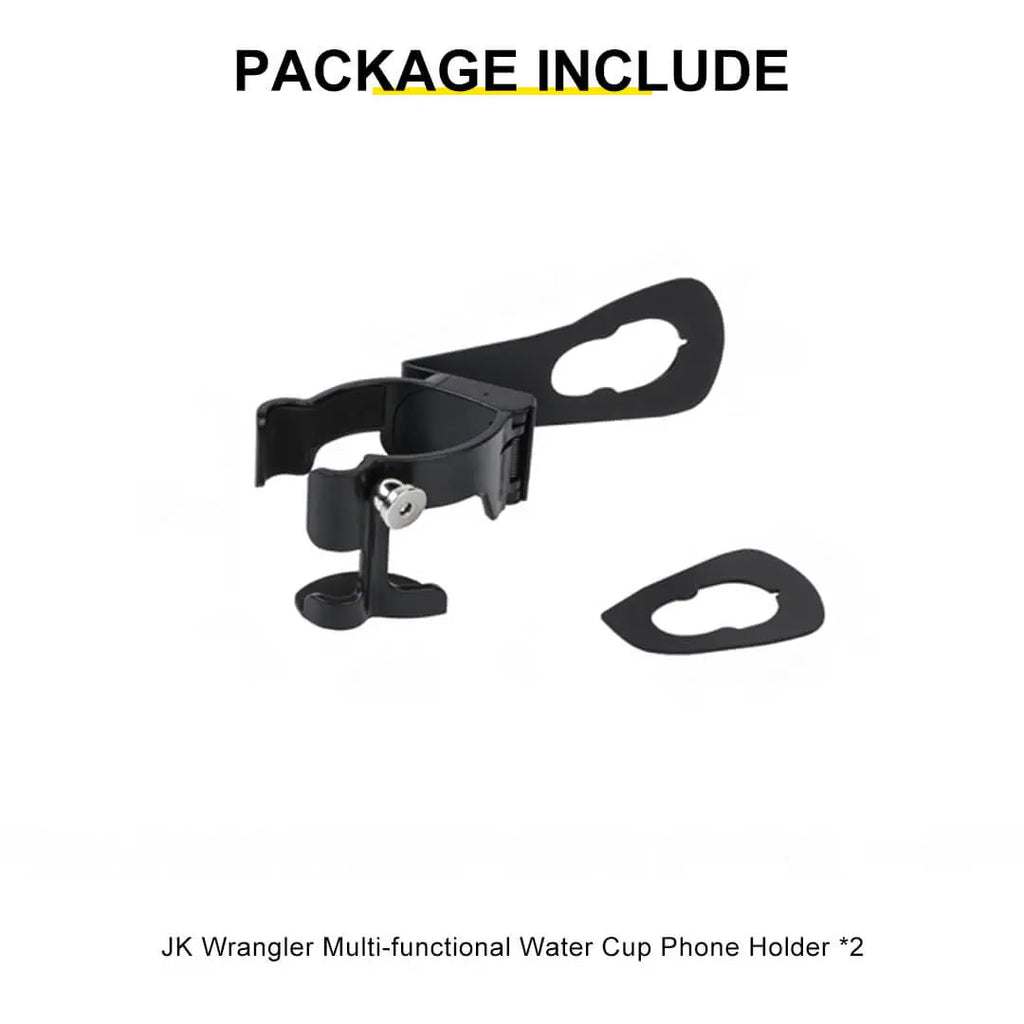 For 2011-2018 Jeep Wrangler JK Water Cup Bottle Mobile Phone Bracket Holder