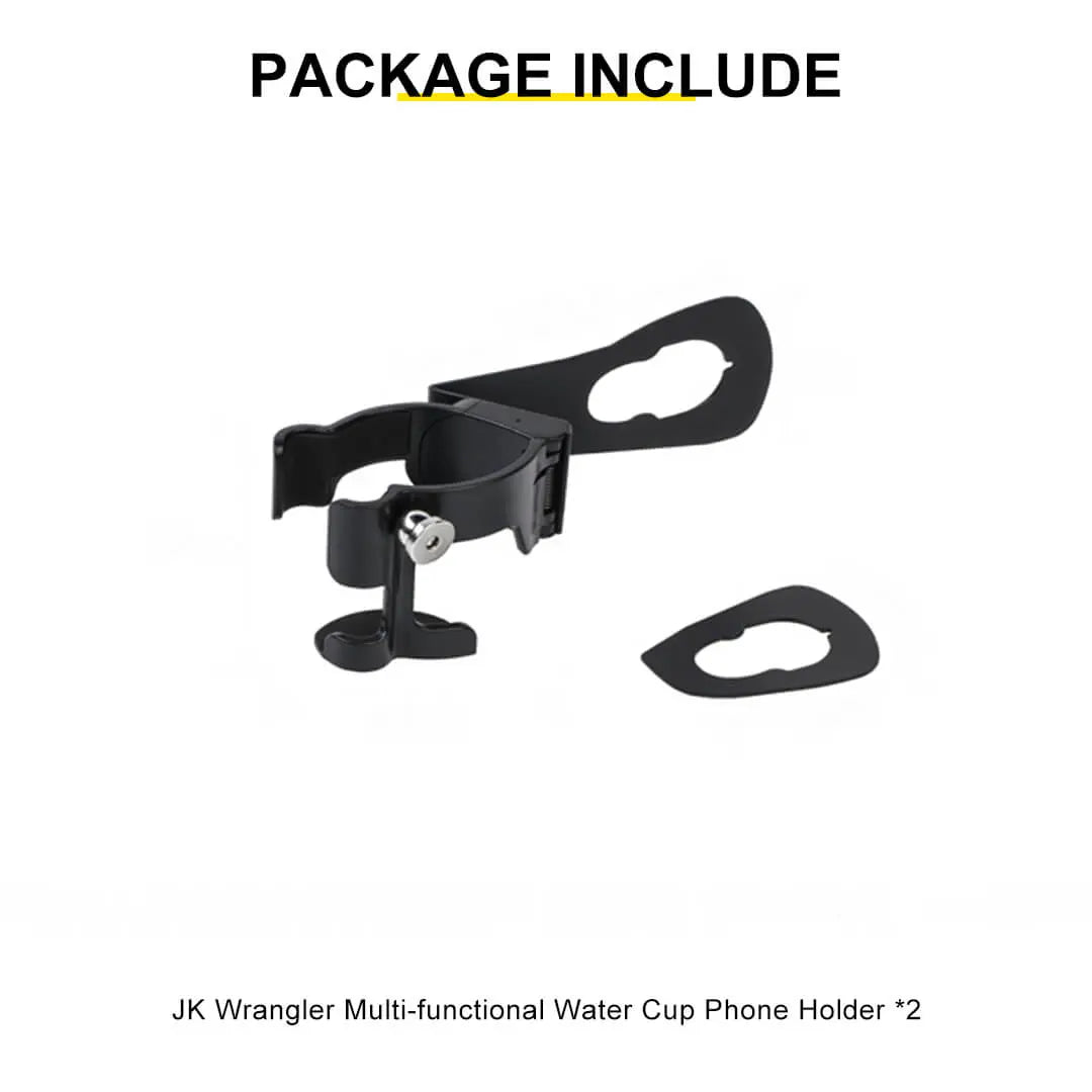 For 2011-2018 Jeep Wrangler JK Water Cup Bottle Mobile Phone Bracket Holder