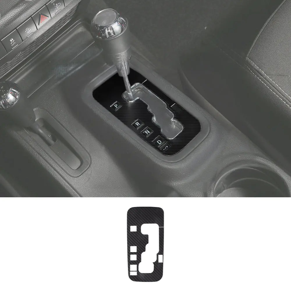 For 2011-2018 Jeep Wrangler JK & Unlimited Gear Shift Panel Cover Trim Aluminum