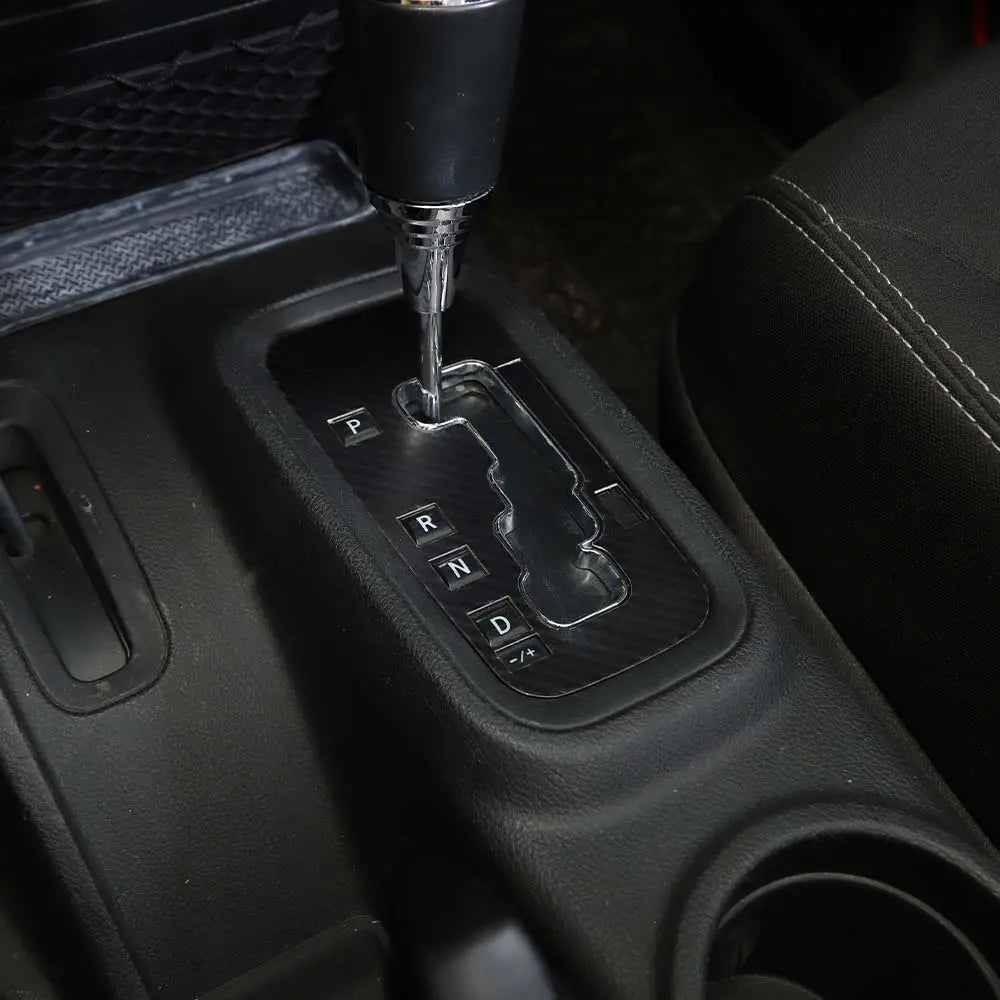 For 2011-2018 Jeep Wrangler JK & Unlimited Gear Shift Panel Cover Trim Aluminum